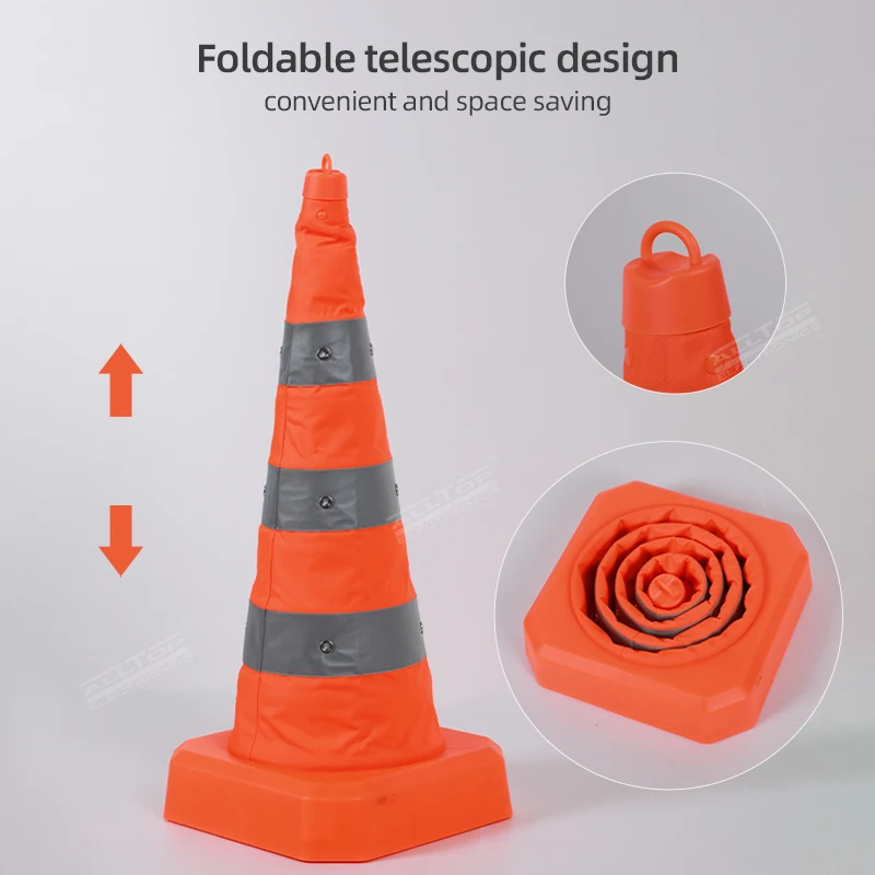 9 м Безопасность Солнечный дорожный конус свет Топпер выдвижной ремень индивидуальный дорожный конус 75 см костюм бара эва зеленая шляпа 750 машина