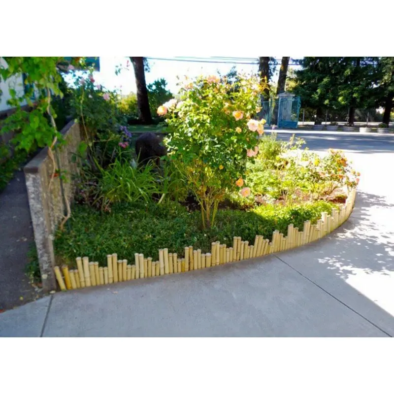 Klassisches Design Umweltfreundliche Outdoor-Bambus-Gartenabgrenzung