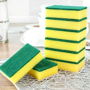 Hot Sale Kitchen Cleaning PU Sponge Dish Durable Cleaning Scouring Pads