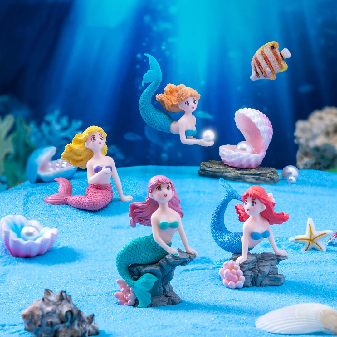 Miniature Mermaid Figurines - Perfect DIY Decor Solutions