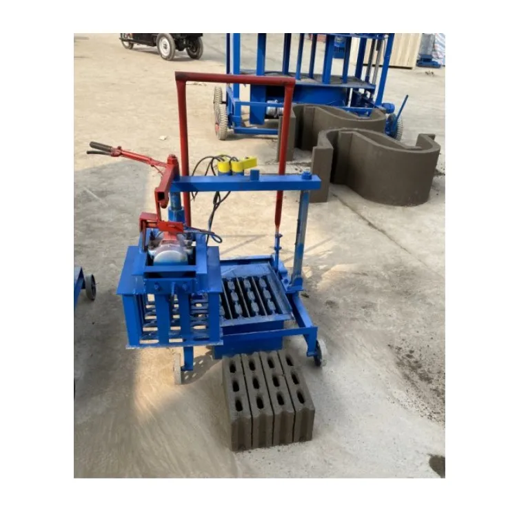 Дешевая полуавтоматическая машина для производства полых блоков оборудование цементного