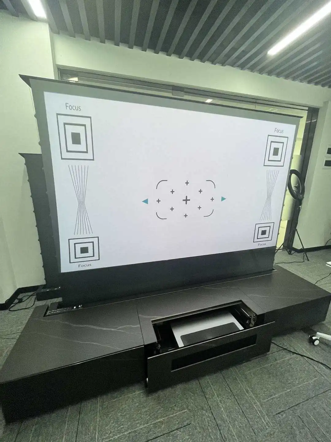 2024 Wupro X Nectunt Laser TV Cabinet - 100/120inch Smart Cinema