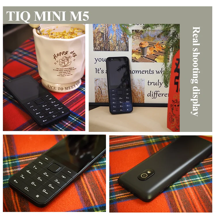 TIQ MINI M5 Only Use in US Dual SIM Card Touch Screen Keyboard Phone 3+32GB Google Play MTK6761 Mobile Phone Android 13