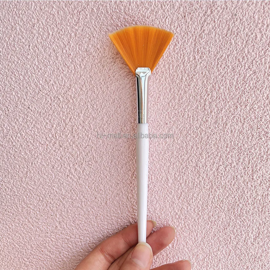 Single Chemical Peel Acid Applicator Fan Makeup Brush For Face Mask