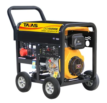 TAVAS 12KW Three Phase Air Cooled Open Frame Double Cylinder Diesel Generator Series Automatic start and stop