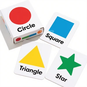 OEM Factory Customization Flash Cards Kids Educational Digital Cartoon Patterns Baby Cognitive Cards