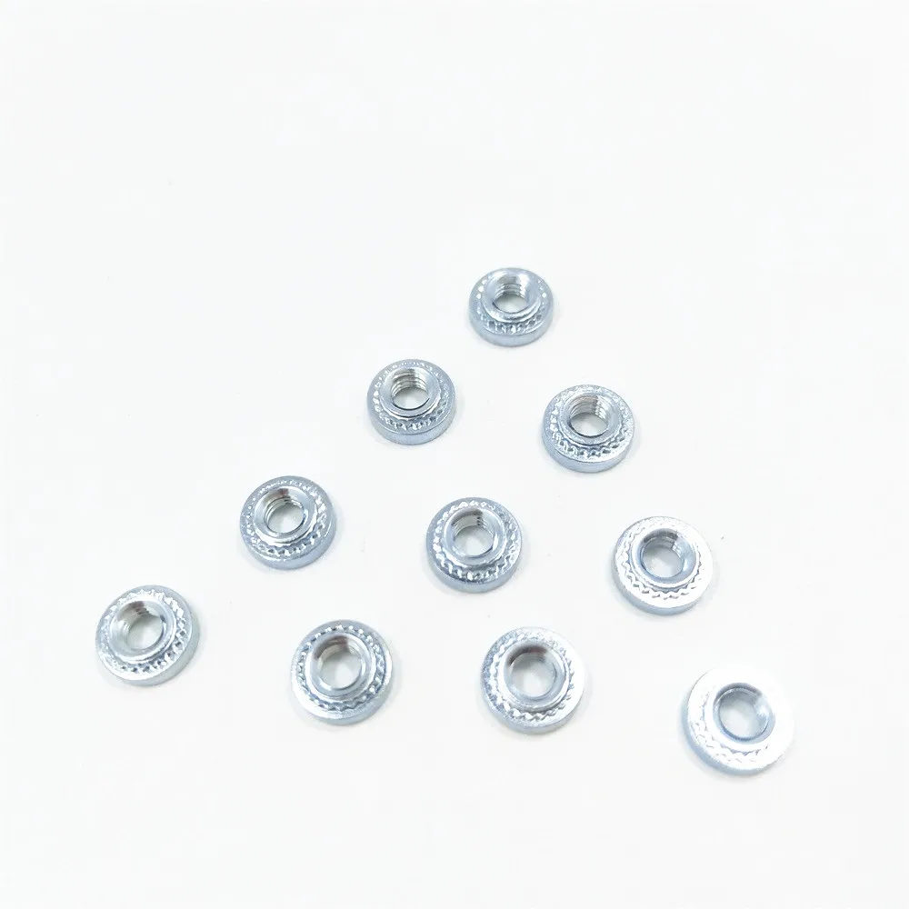 Rustark T-Mutter Set - Runde Basis Schweißmuttern Aus Kohlenstoffstahl