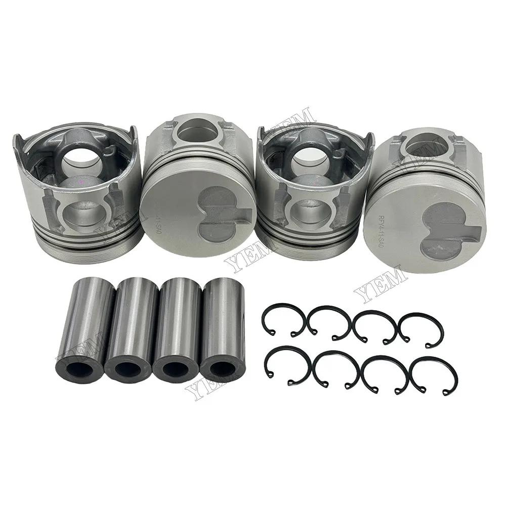 Whole Sale RFY4-11SA0A Piston With Pin Circlip for Mazda Engine