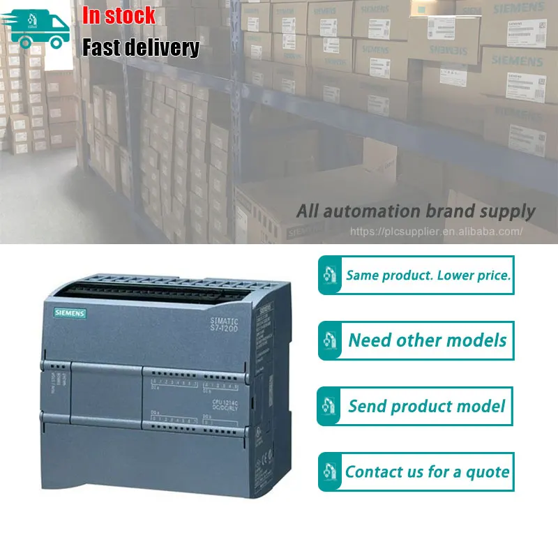 Automate Siemens S7-1200 CPU 1214C – 6ES7214-1HG40-0XB0 – Neuf, Sous Blister