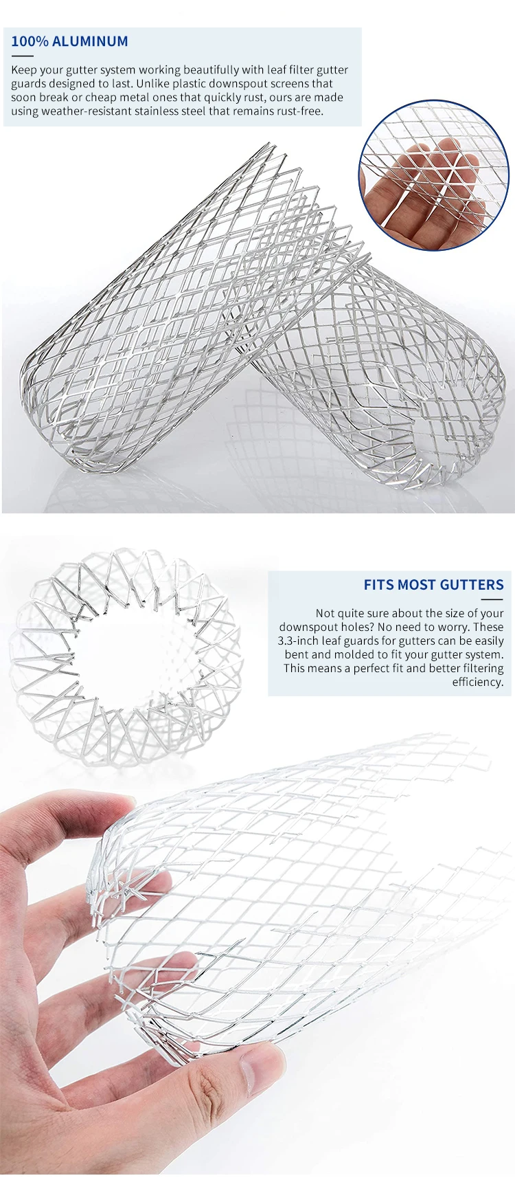 3 Inch Micro Screen Gutter Guards Diamond Mesh Gutter Guard Buy Micro