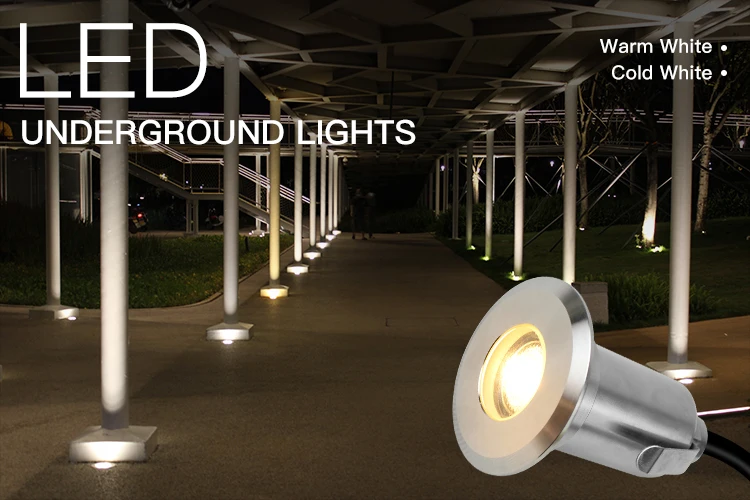 Description Picture 4 of itemWaterproof 12V/24V/220V LED Underground Light 1W Outdoor Ground Garden Path Floor Buried Yard Spot Landscape