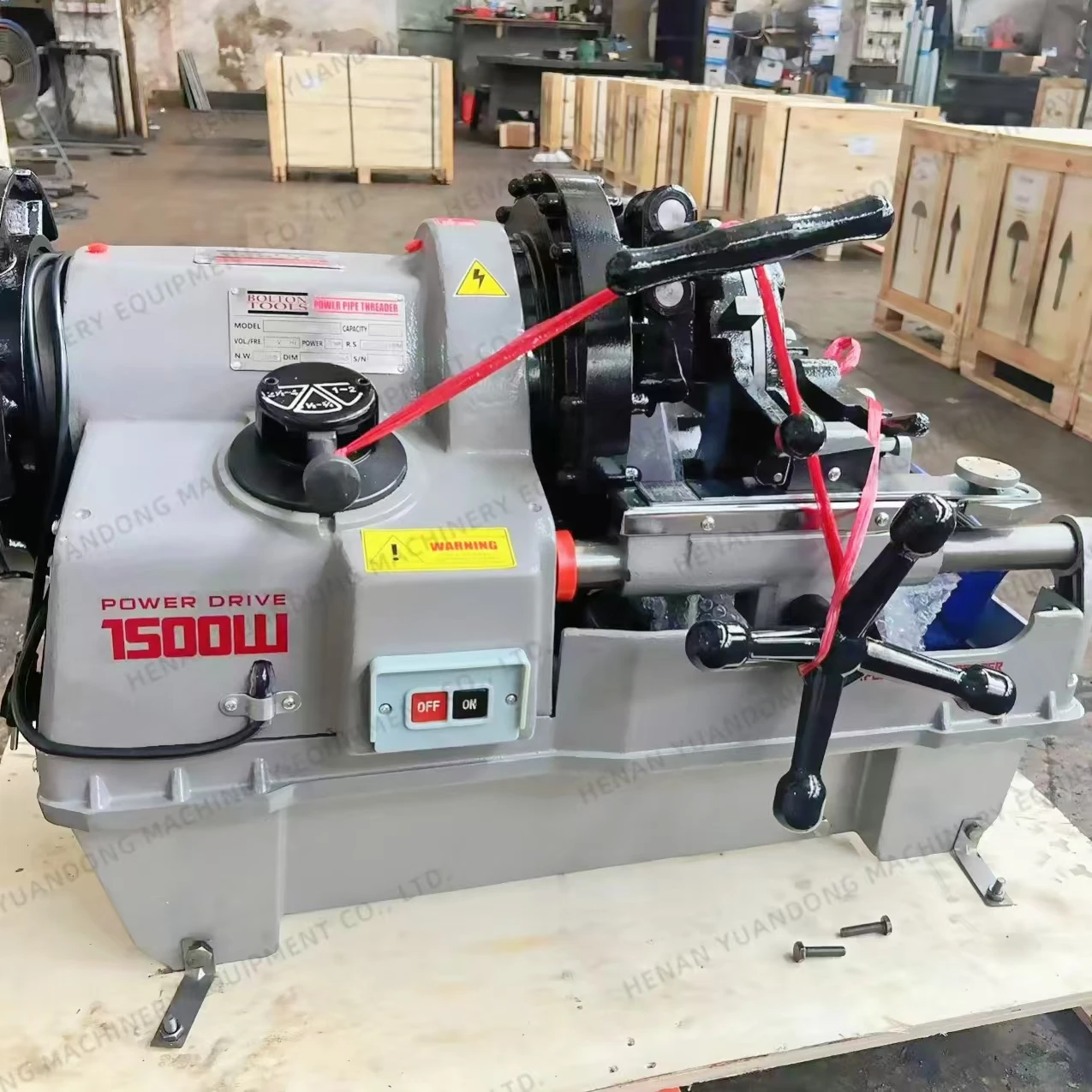 Мощность 1300 Вт двухступенчатая машина для резки стальных труб 220 В 1-фазный трубный нитридер лучшего качества