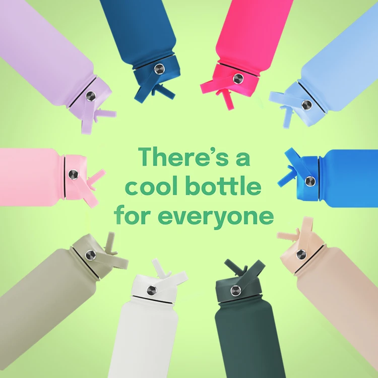 Customized 32oz Double Wall Sports Travel Vacuum Bottle