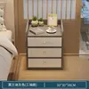 33CM สีเทา Morandi [แบบสามลิ้นชัก]