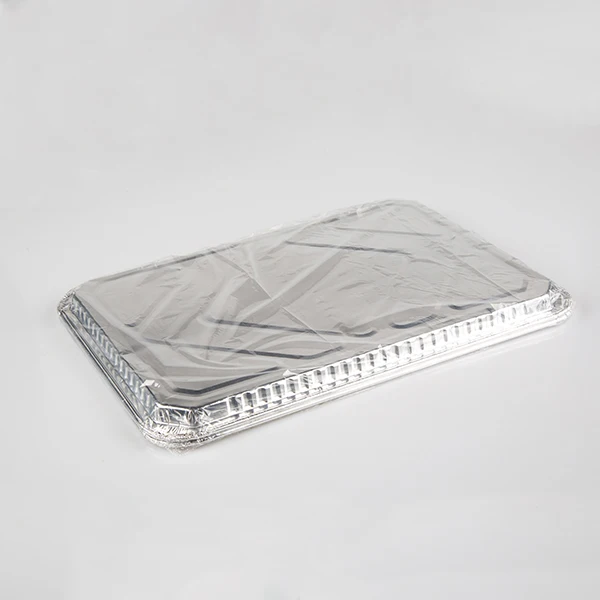 Nouveautés TIA CB68 16 Pouces Plat Peu Profond Dépôt Alimentaire Chine Récipients Jetables en Feuille d'Aluminium