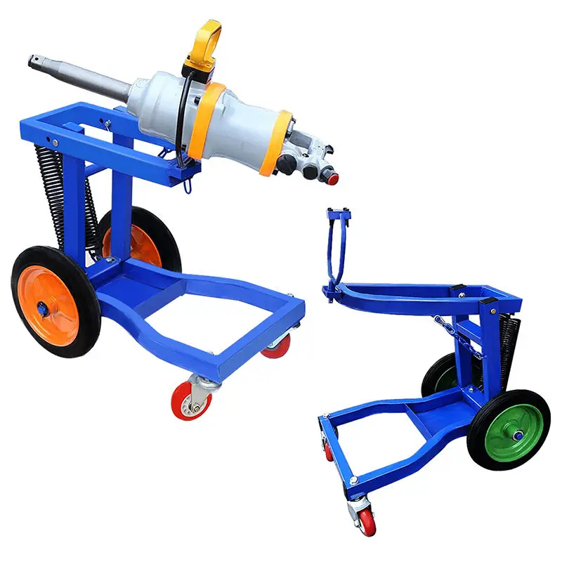 Big Wheel Air Cannon Holder Wind Gun Spring Type Vehicle Tool Steel Mobile  Crane Balance Bracket for Car Washer Repair Tools