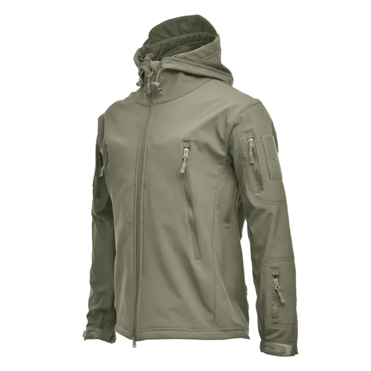 Sharkskin Softshell Jacket Camouflage Sports Winter Jacket Waterproof ...