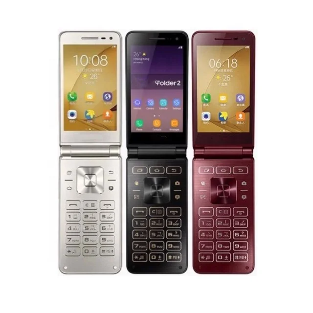 For Sam Folder2 G160N Single Sim Original Unlocked Android Super Cheap Smart Touchscreen Flip Mobile Cell Phone