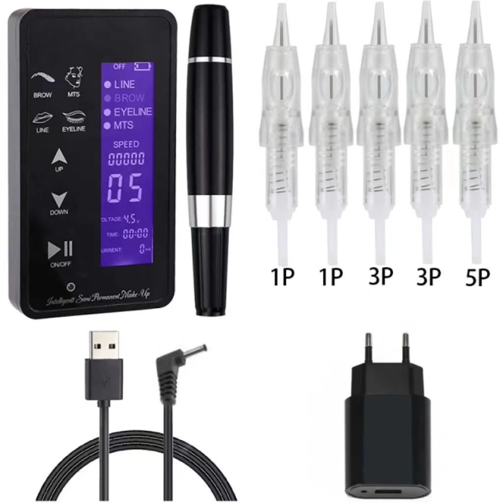 Хода волос и эффектом деграде (переход от темного к пму цифровая печатная машина оптовая продажа Профессиональный Перманентный макияж беспроводного