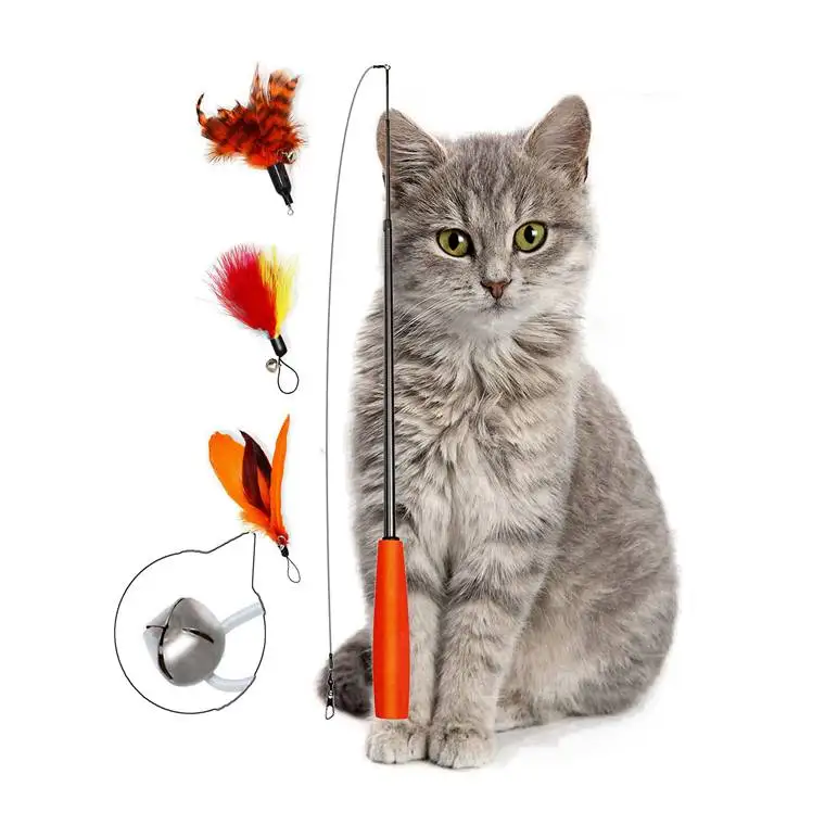 telescopic cat toy