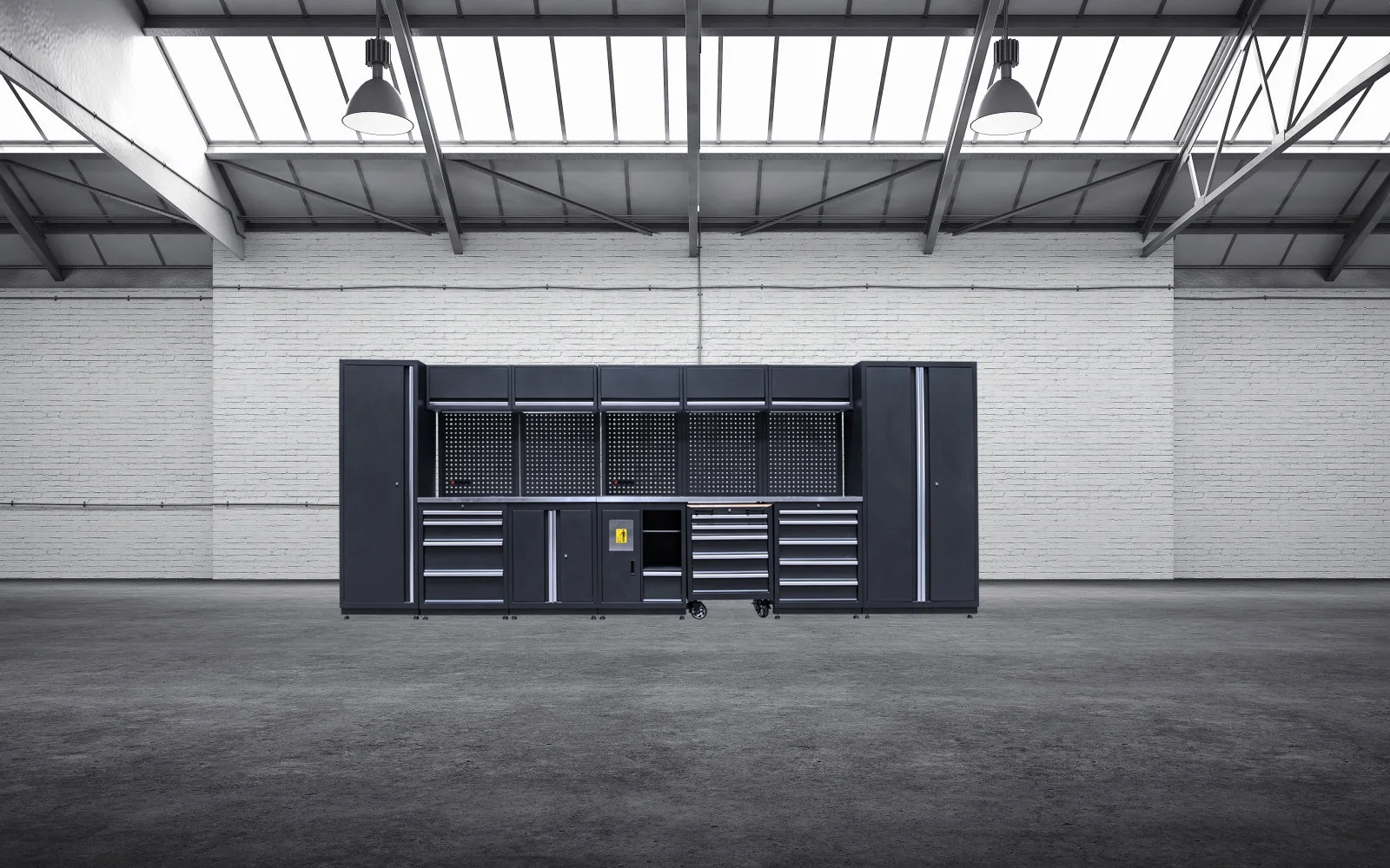 ワークショップ・ガレージユニット スチール製ツールボックス＆収納