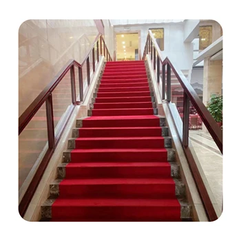 Wholesale Hot Sale self adhesive carpet rug staircase simple wall to wall carpet stair red carpet for events