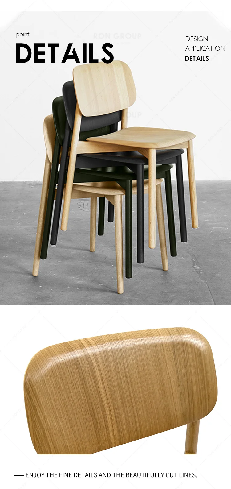 Wholesale Modern Cheap Price Nordic Hotel Restaurants Outdoor Garden Coffee Shop Furniture Bentwood Wood Dining Chairs