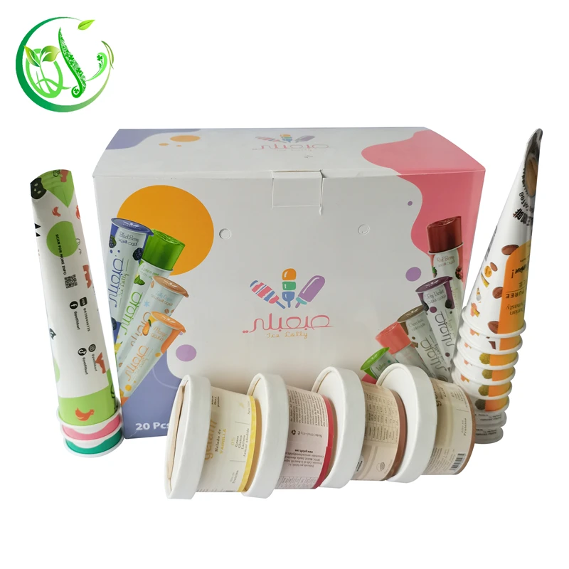 Freezer Ice Cream Box Corrugated Ice Cream Packaging Box