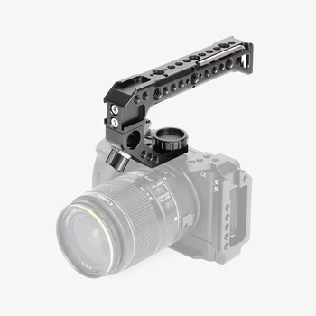 KingMa Professional Aluminum Alloy Camera Top Handle Grip for DSLR Cage Handle With Cold Shoe Mount for Camera Rig