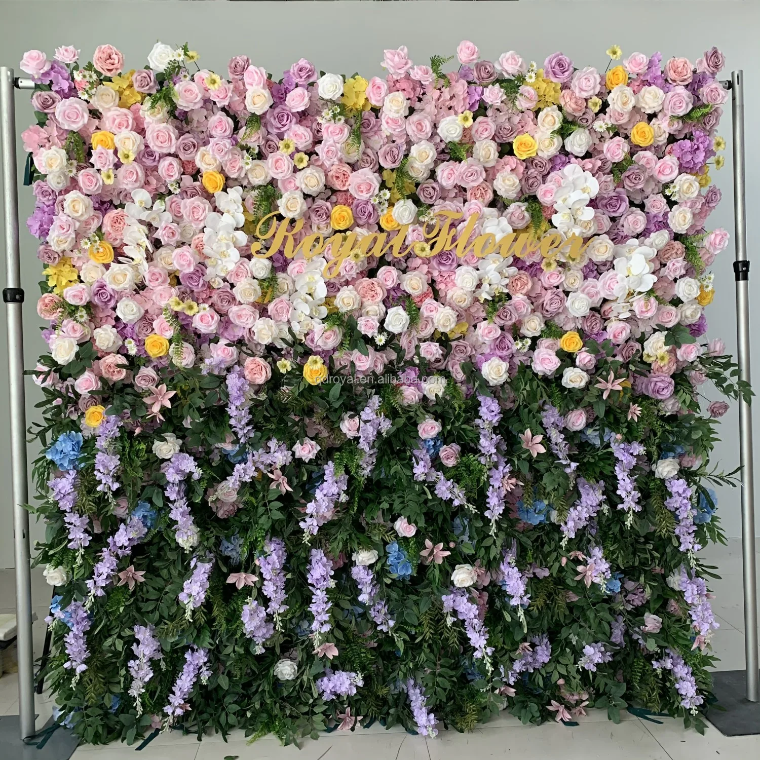 Toile De Fond Photo 210x150 Cm – Style Rustique Bois Et Fleurs Aquarelles, Pour Anniversaire, Fêtes, Studio - 9