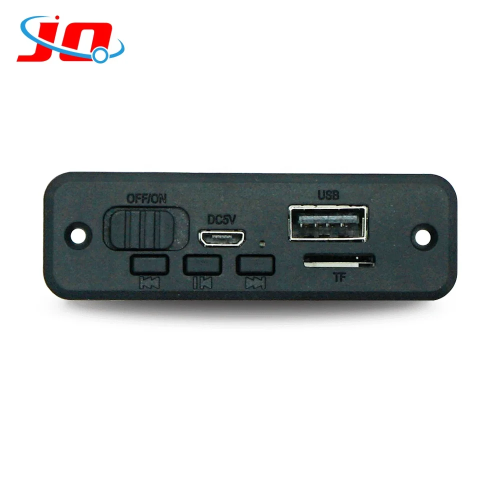 JQ Factory Hotsale Black Mini MP3 Player Bluetooth Power Amplifier Board 2x3W