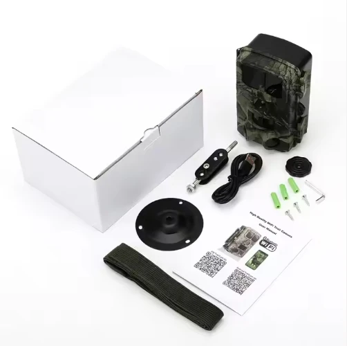 48MP 4K Outdoor IP67 Waterproof Hunting Trail Camera Wildlife Camera with WIFI for Wild Animals CMOS Sensor Element SD Card Type