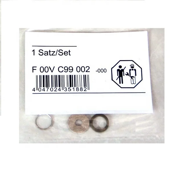 Common Rail Injector Overhaul Kit F00VC99002 Injector Repair Kits Steel Ball Gasket Shims Steel Ball Size 1.34mm for Bosch