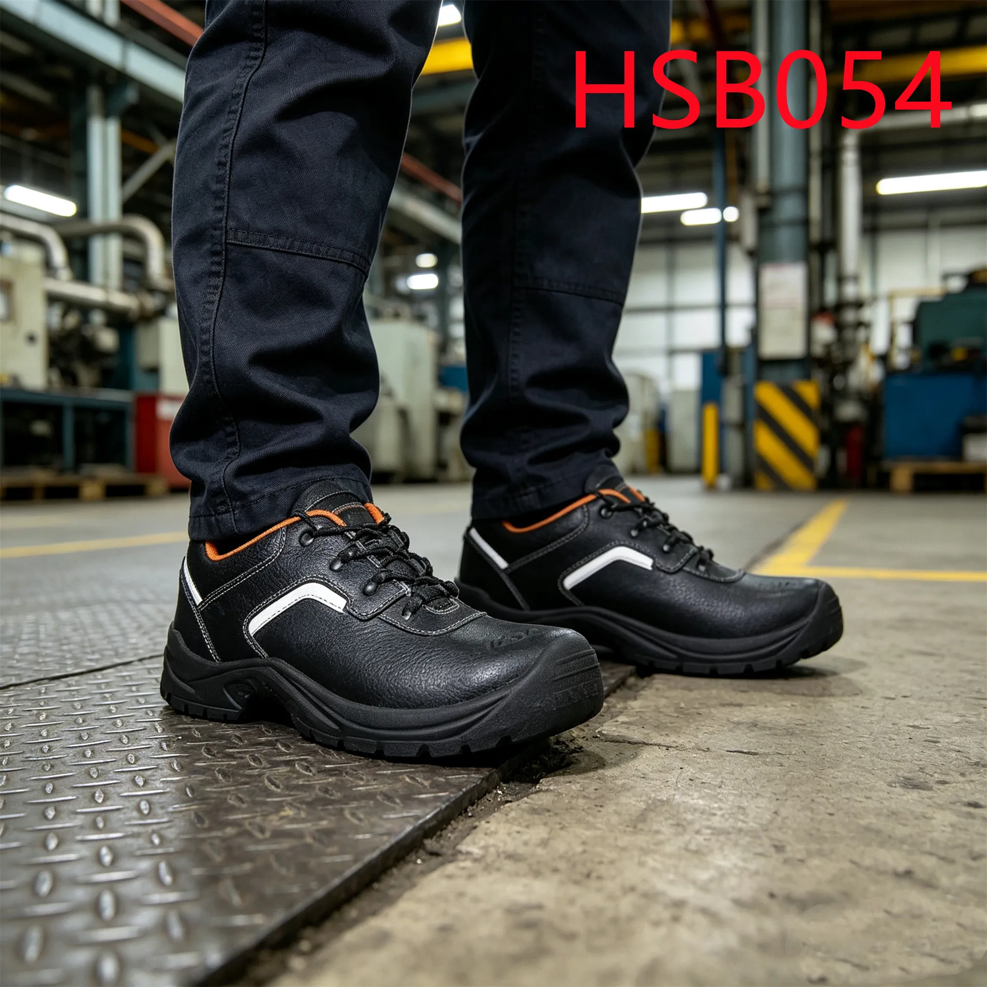HY,workshop Processing Reflective Webbing Design Anti-puncture Work Boots Rock Bottom Price Smash Proof S3 Safety Shoes HSB054