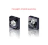 hexagon english packing box(only for metal material)