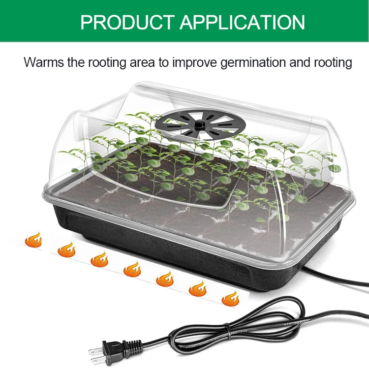 High Quality Seedl Plant Starter Seed Germin Seeding With Dome Seeder