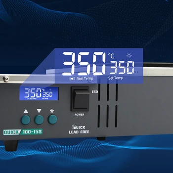 QUICK100-15S - Quick - Solder Pot, LCD Display, 100 °F Min Temperature