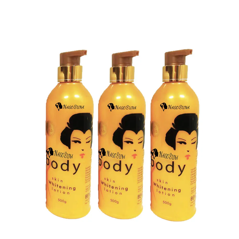 Ome/odm 24k Gold Kojie San Body Lotion Light Silky Emulsion To Whiten