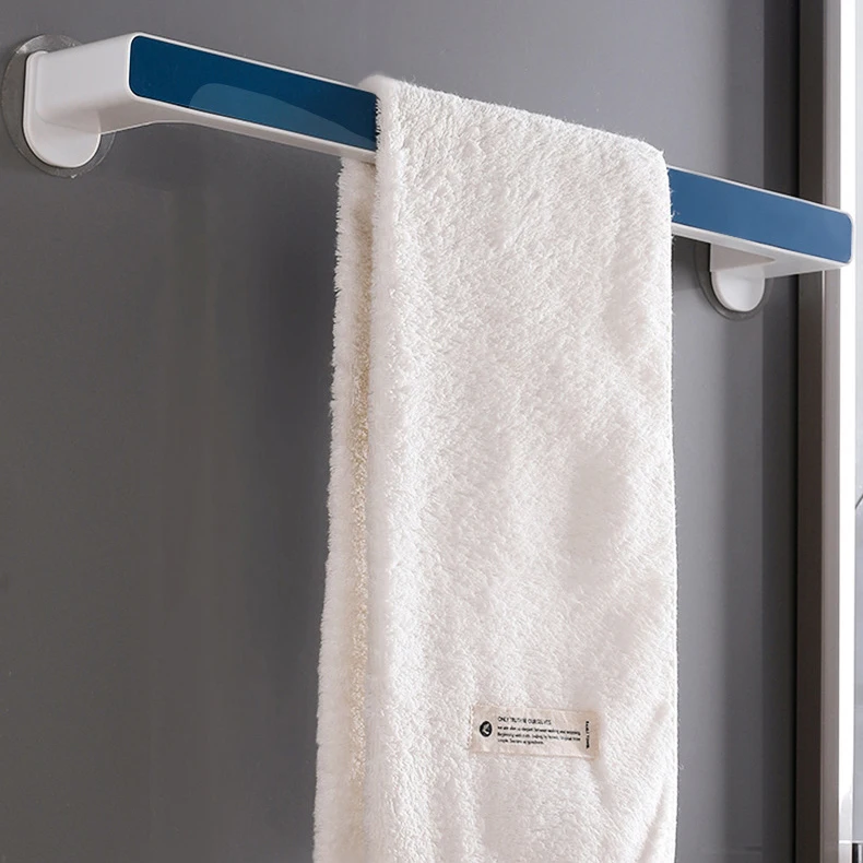 Factory Direct Cheap Wall Mounted Single Slipper Rack Towel Bar Non-Drilling Design for Convenient Storage