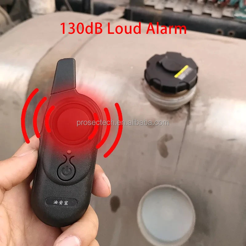 Truck Antitheft Fuel Tank Cap Cover With Key Lock Oil Stealing Alarm