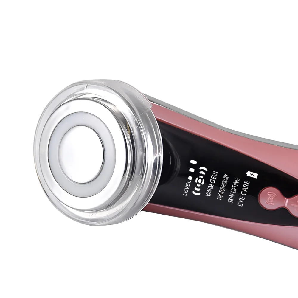 4 in 1 Led Light Skin Rejuvenation Hot Facial Beauty Massage Instrument