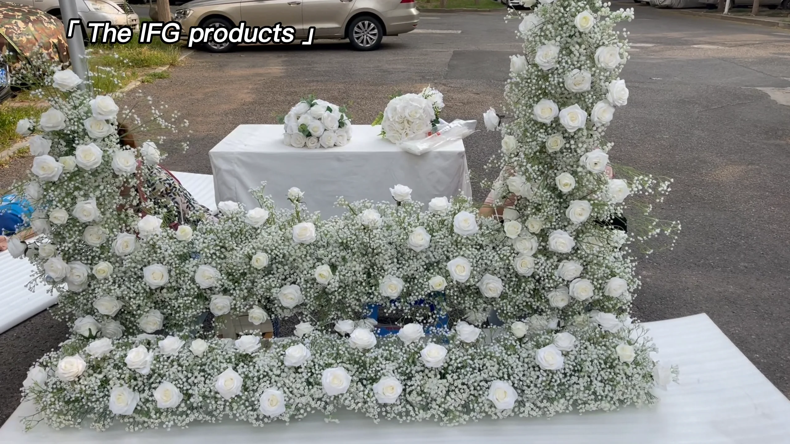 Ifg Customize Size Wedding Baby Breath Table Centerpiece Artificial Baby Breath Flower Runner