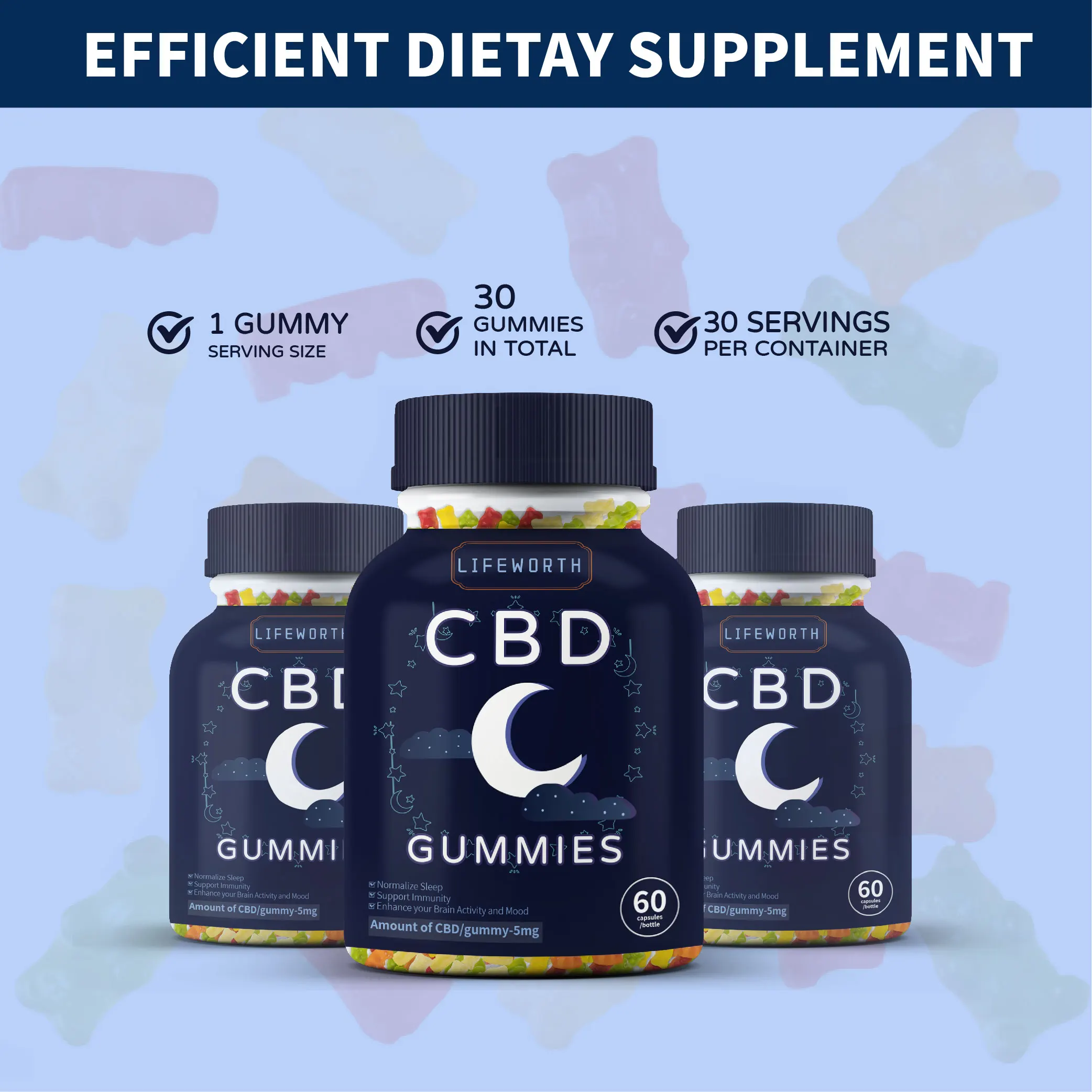 Lifeworth средство для ухода за здоровьем широкого спектра, мелатонин, пеньковые жевательные игрушки