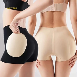 Women's Seamless Full Hip Panties Wide Pad Supernatural Belly Tight Hip-Lifting Thigh-Increasing Slimming Plus Size Shapers