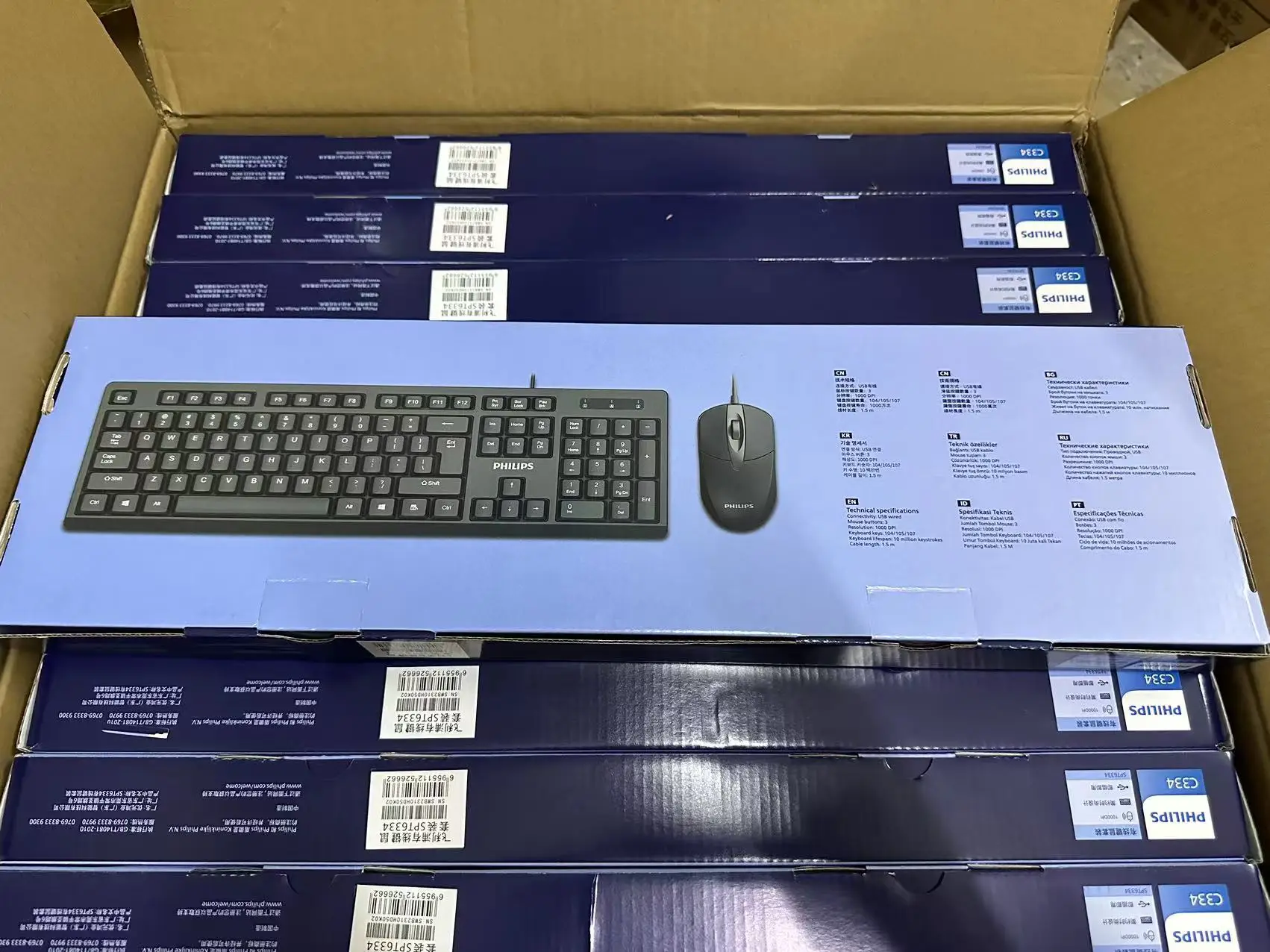 C334 Factory Custom Computer Gaming Keyboard And Mouse Combos Usb Wired