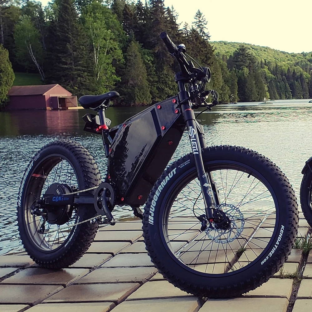 26インチ レトロビーチクルーザー マウンテン電動自転車 72V 3000W