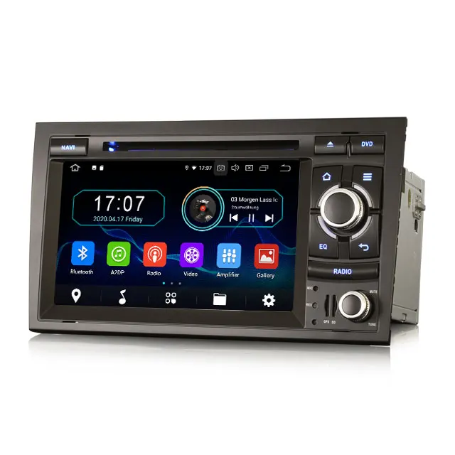 Berouw gevolg Wasserette Erisin Es6974a 7 Inch Octa Core Android 10.0 Radio Wifi Bt Tpms Dvr Dtv Dvd  Cd Gps Autoradio For Audi A4 S4 Rs4 Rns E - Buy 7 Inch Octa Core Android