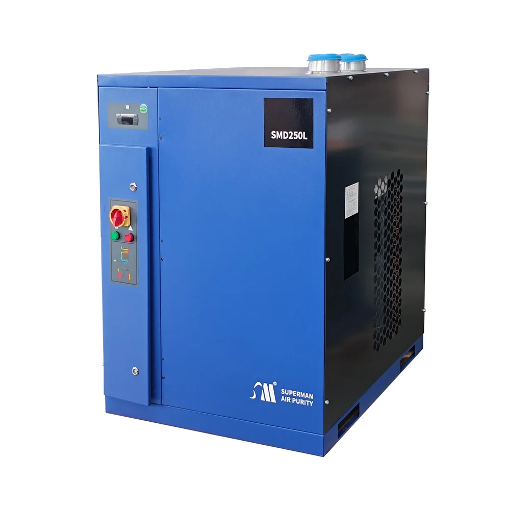 25.0m3/min R407c Rotary Screw Air Compressor With Air Dryer ...