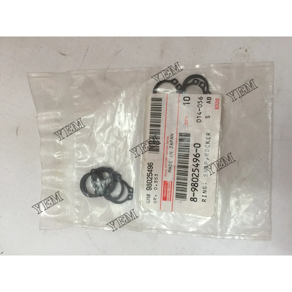 Engineering Machinery Part for Isuzu Engine 4JJ1 Valve Shaft Spring Washer 8-98025496-0 Spare Part