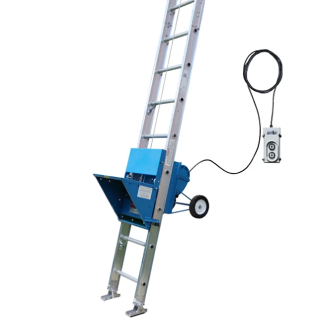 YF Customized Solar Panel Ladder Lift 18m 59FT PV Modules Ladder Hoist for Commercial Installation